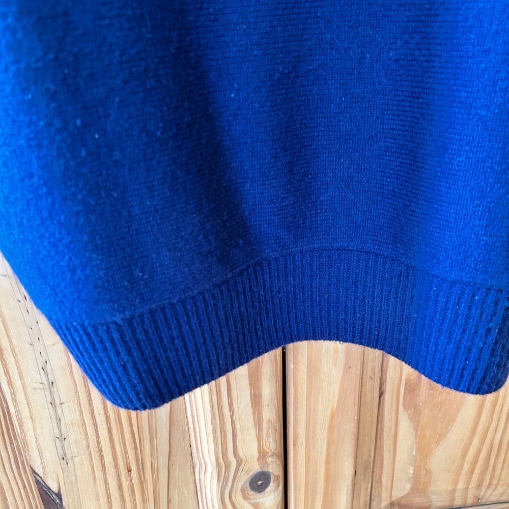 Lafayette 148 Sweater Boatneck Dolman Sleeve Soft Navy Blue Women Medium - Picture 5 of 5